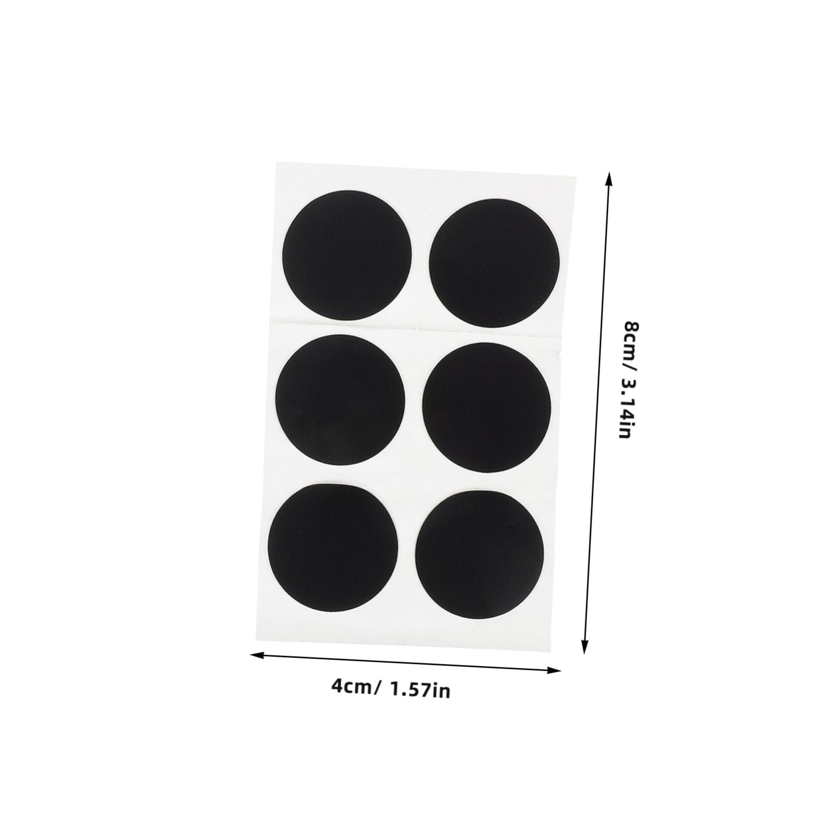 ibasenice 60pcs Self-Adhesive Tire Repair Patches for Efficient Glue Road Mountain Bike Tube Repairs Essential Cycling Gear for Quick Tire Fixes