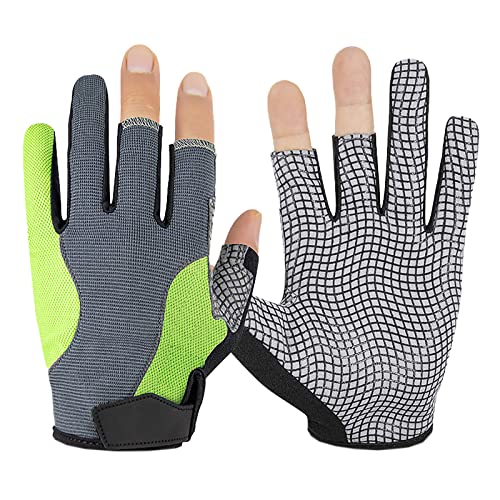 Gants de pêche imperméables outdoor gants de chasse 3 doigts coupés cyclisme et conduite