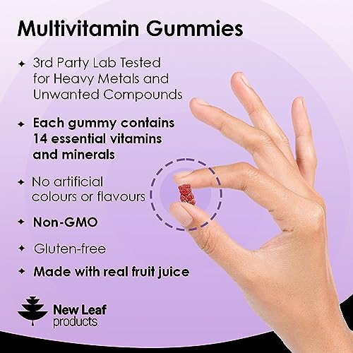 Multivitamin Gummies High Strength for Men Women - Vegetarian +14 Essential Vitamins & Minerals - Gluten Free, Non-GMO Multi Vitamins Chewable Adults Vitamin C A D E B12 B6 & Biotin, Zinc & Iodine - Image 3