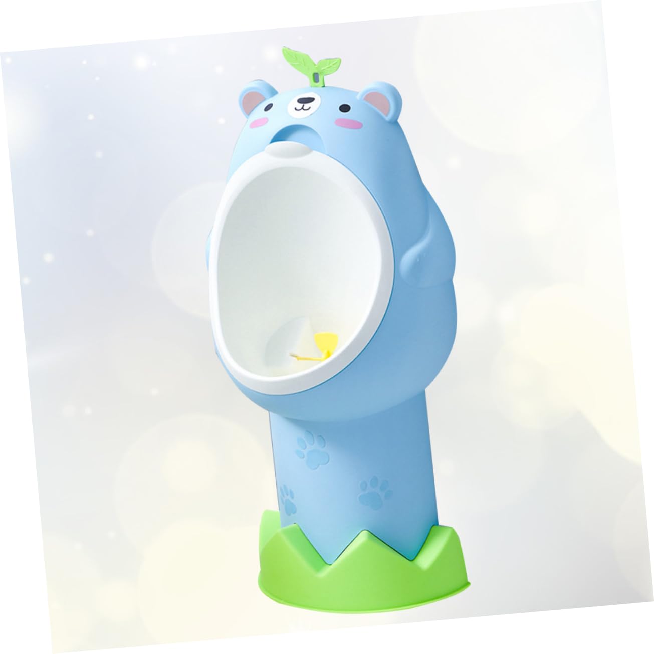 Orinal de Pie para Niños Azul Ajustable Diseño de Animales