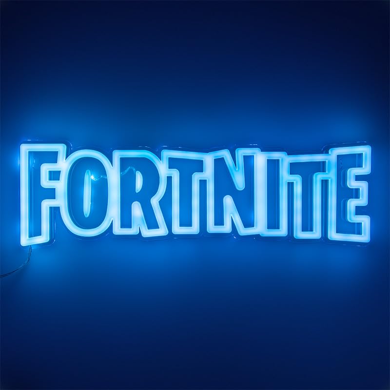 Paladone Fortnite Logo LED Neon Wall Light, Officially Licensed Gaming Lamp with Power Cord for Home Bedroom - Image 2