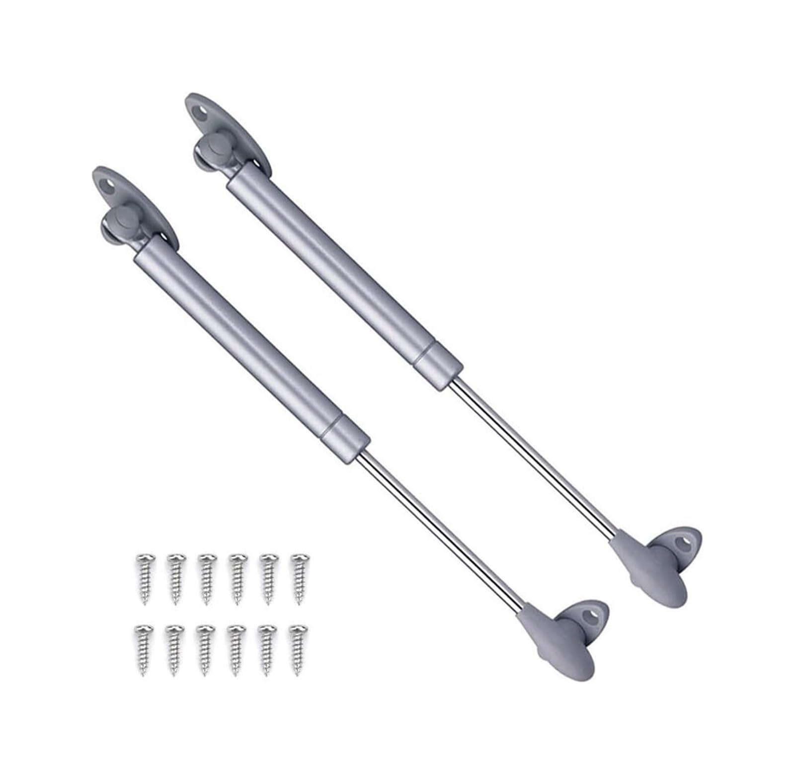 FGJsfhrDTU 2 Pack Gas Struts 20N-150N Soft Close Upturn Cabinet Lid Supports(Rubber Core,80N)