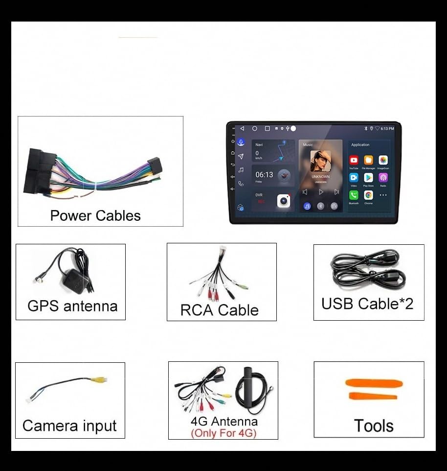 Pantalla Carplay para Audi A4 B6 B7 con Android Auto y GPS de 32GB 7