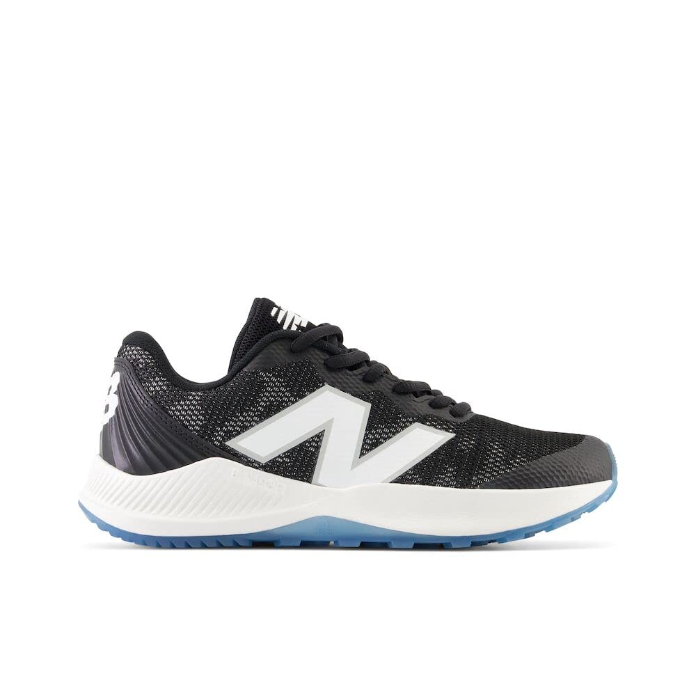 New Balance Men's Fresh Foam 3000 V7 Turf-Trainer Baseball Shoe, Black Synthetic/White, 13