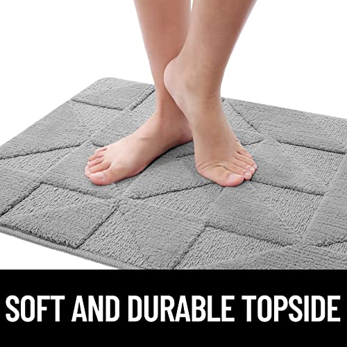 Olanly Door Mats Indoor, Non-Slip, Absorbent, Dirt Resist, Entrance Washable Mat, Low-Profile Inside Entry Doormat For Entryway (24X36 Inches, Grey) #TOP2