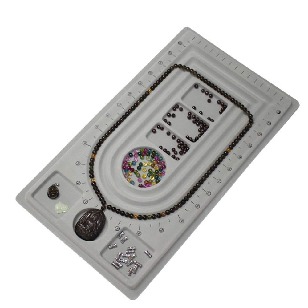 Fliyeong Premium Quality Bead Board Bracelet Beading Tray Necklace Design DIY Craft Jewelry Meter Panel - Small 108 Disk