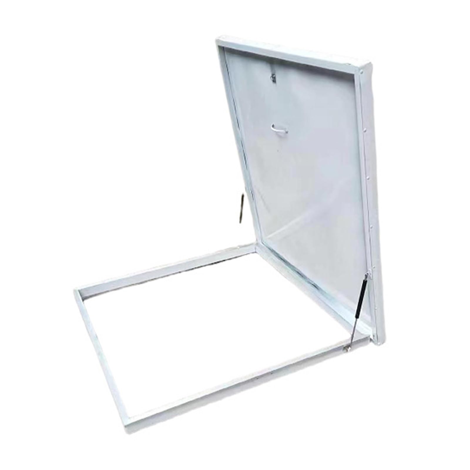 Puerta de acero antirrobo de 45 x 50 cm para techos con llave de seguridad y asas
