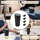 Pryzmax Auto Mülleimer(Noir), Praktischer Mini Automülleimer Zubehör Innenraum, Tragbarer Car Trash Abfalleimer gadgets mit Deckel, Waterproof Leak-Proof Rubbish Bin Universeller im Fahrzeug