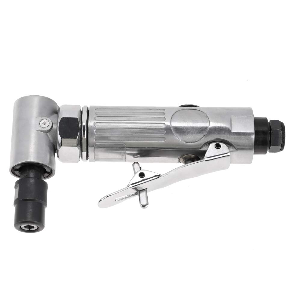 Heavy Duty 90° Air Angle Die Grinder Pneumatic Grinding Machine 3-6mm Chunk 2000rpm for Grinding, Trimming