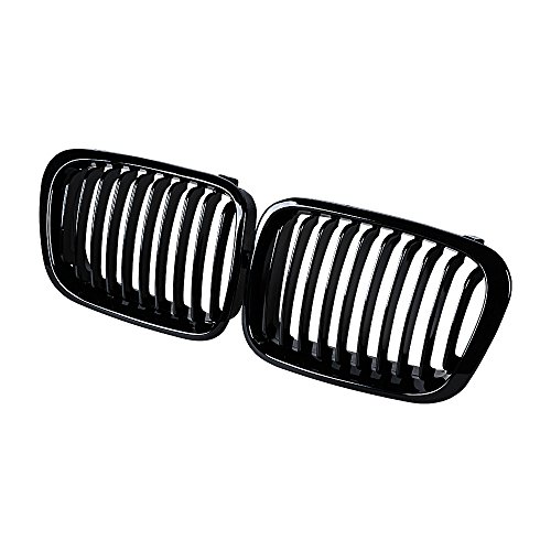 Astra Depot Left Right Kidney Grille Compatible with 1998-2001 BMW E46 316i 318i 320i 323i 325i 328i 330i Sedan (Glossy Black)