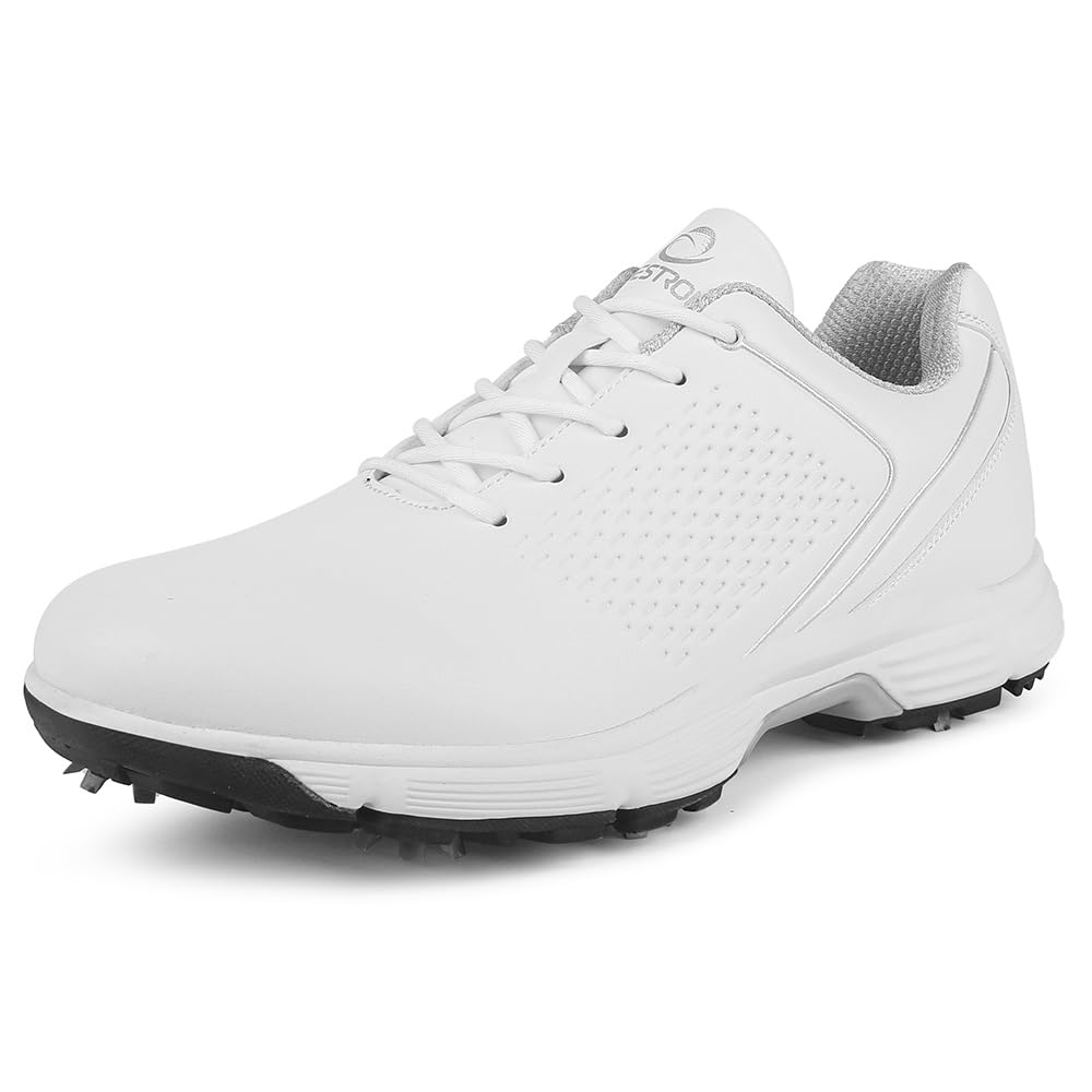 THESTRONProfessional Golf Shoes for Men 7 Spikes Non-Slip Outdoor Golf Sport Training Sneakers Mens Comfortable Sport Shoes for Golfing Size 7-15