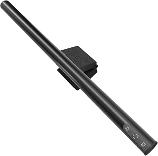 Monitor Lampe LED Monitor Light Bar Screenbar Monitorlampe Monitor Licht Bildschirmlampe Monitor Beleuchtung Bildschirm Lampe für PC Monitor Curved & Flach 44cm Aluminium Augenschonend (Touch)