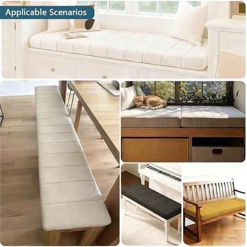 Banc en mousse 75D sur mesure assise verte premium - 8
