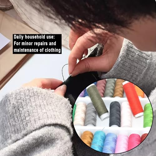 Hilo de Costura Algodón 39 Colores Paquete 39 Piezas miniatura 3