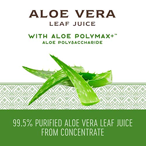 Nature's Way Premium Quality Aloe Vera Leaf Juice 99.5% Purified, 33.8 Fl Oz #TOP1