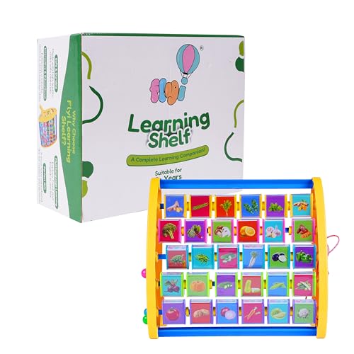 Image of FLYI STEM 3-in-1 Educational Toy Set for Kids, Vegetable Names with Images, 3+ Years Activity Toy for Toddlers, Learning Shelf Toys, Lacing & Tracing Toy | Best Return Gift Toys for Kids