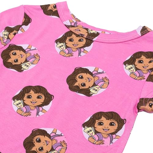 Nickelodeon Girls' 2-Piece Snug-fit Viscose Pajama Set, Soft & Cute for Kids2
