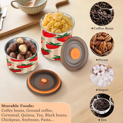 Recipiente Hermético de Acero Inoxidable para Café 500ml miniatura 5