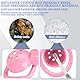 BDSMJOY Chastity Cage Male small mit Dilator Harnröhre,Peniskäfig für Crossdresser,Keuschheitskäfig Keuschheitsgürtel mit 5 Hodenringe,BDSM Set Sklaven Sex Spielzeug für die Männer (Rosa)