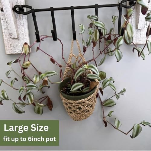 Jardinière d'extérieur suspendue et panier de rangement coton