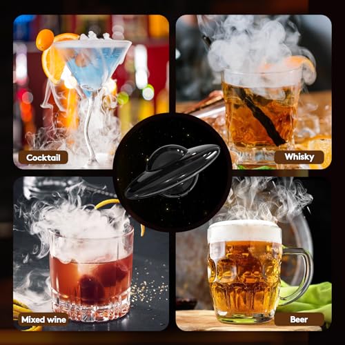 Electric Whiskey Smoker Kit, Cocktail Smoker Kit Built-in Lighter with 6 Wood Chips, No Butane Needed Whisky Smoker Kit, Rechargeable Drink Smoker kit, Birthday Gift for Men, Dad, Husband, Boyfriend - image 5