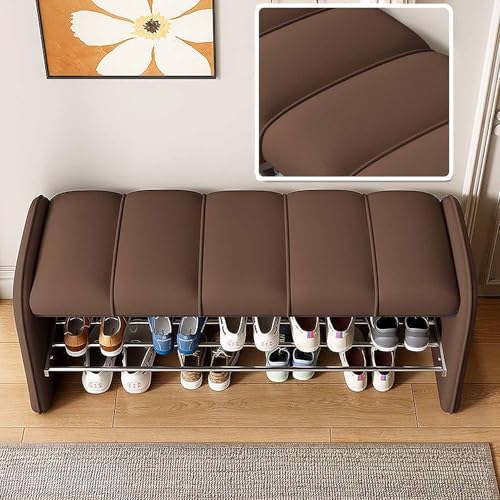 Étagère à chaussures design avec coussin rembourré pour salon - 2