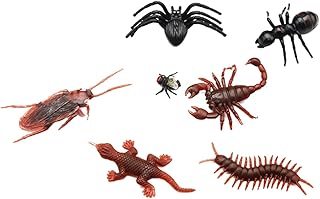 CIYODO 70 Pçs Brinquedos Rastejando Brinquedos Réptil Brincadeira Animal Falso Brinquedo Animal Simulação Gecko Halloween Brincadeira Silagem Falso Gecko Brinquedo Brincadeira Brinquedo