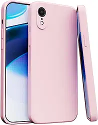 Capa Capinha Silicone Aveludada Compatível Com iPhone XR Premium (ROSA IOGURTE)