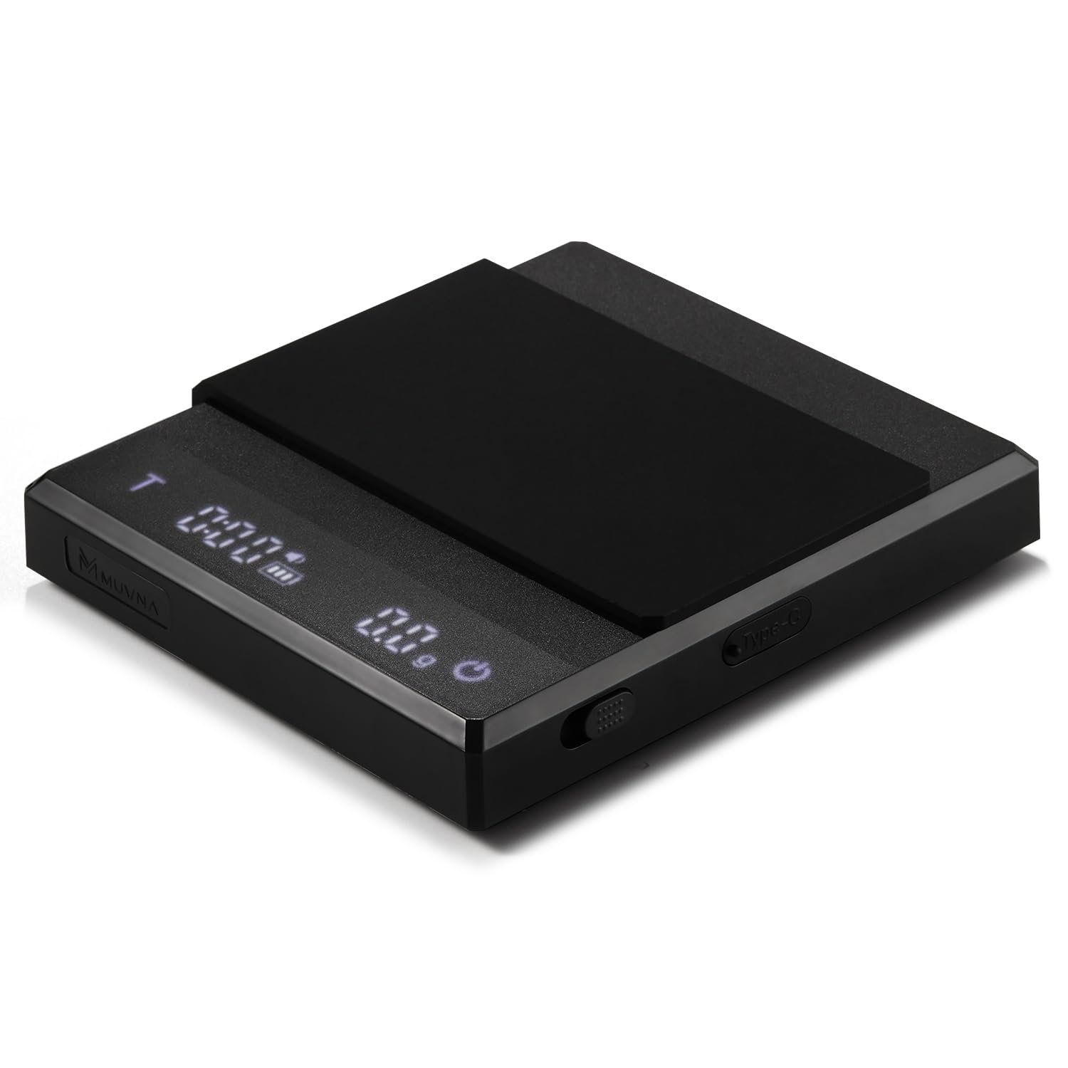 Rechargeable Coffee Scale with Timer - Large Digital Pour-Over Scale 2kg 0 1g Precision for Espresso Weight Drip