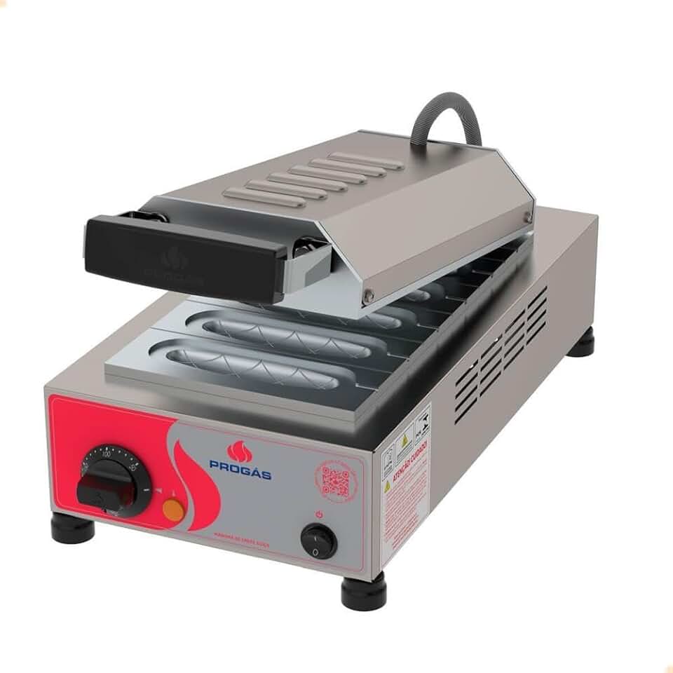 Progás, P29002, Máquina Crepeira Elétrica Para 6 Crepes Suíços em 5 Minutos 220V