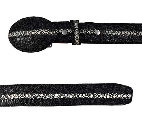 Men's Cowboy Belt Stingray Print Imitación Mantarraya2