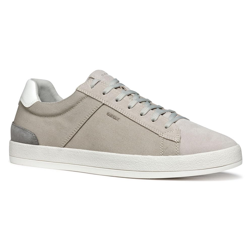 Geox Men's U SERIFOS B Sneaker, Light Grey, 6 UK