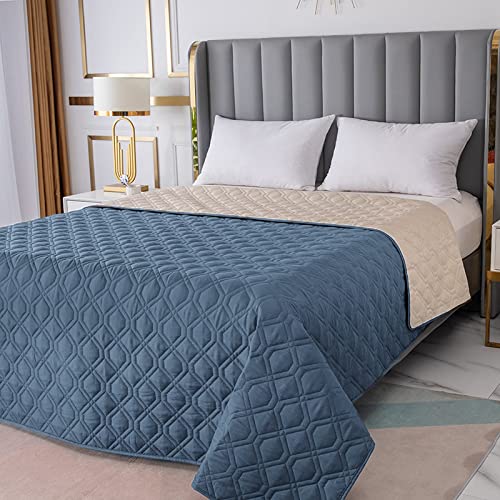 La Mejor Recopilación de Colchas y cubrecamas los mejores 10. 46 RBSC Home - Manta impermeable para cama para perro, funda de sofá grande antideslizante para incontinencia, protectores de colchón para mascotas, perros y gatos (52 x 82...