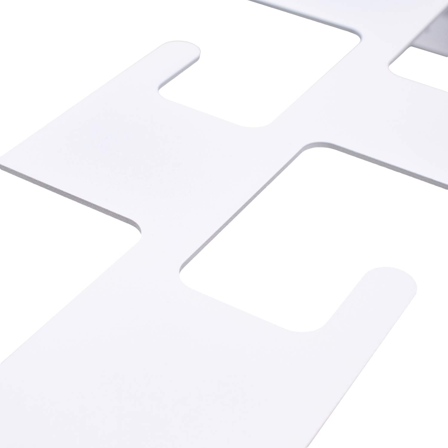 semuUp | Perchero de metal vertical de pared | 5 ganchos | negro, blanco, gris disponible en colores (blanco)