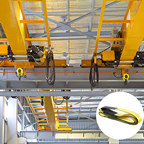 VILLCASE 2 Pcs Cintas da Eslinga de Levantamento Reforçadas Cintas de Recuperação da Eslinga de Leva