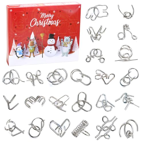 Adventskalender 2023 Kinder, 24 Stück Adventskalender 2023, Knobelspiele Adventskalender Puzzle Weihnachtskalender Geschenke Spielzeug, Weihnachts Adventskalender Spielzeug Adventskalender Erwachsene