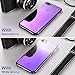 FLOVEME iPhone 8 Plus / 7 Plus Case, Luxury Slim Fit Gradual Colorful Gradient Change Color Ultra Thin Lightweight Electroplating Bumper Anti-Drop Clear Hard Back Cover Holder, Transparent Purple