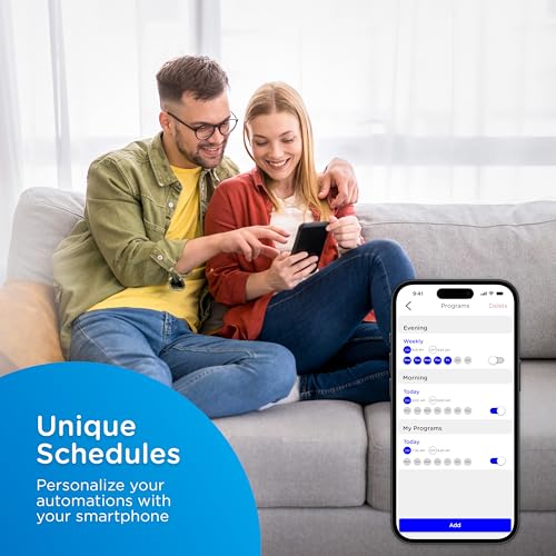 Image of Enbrighten Matter Indoor Smart Plug, 1 Grounded Outlet, White, 4 Pack | Matter Compatible, Indoor Use, No Hub Required, Works with Alexa & Google Home