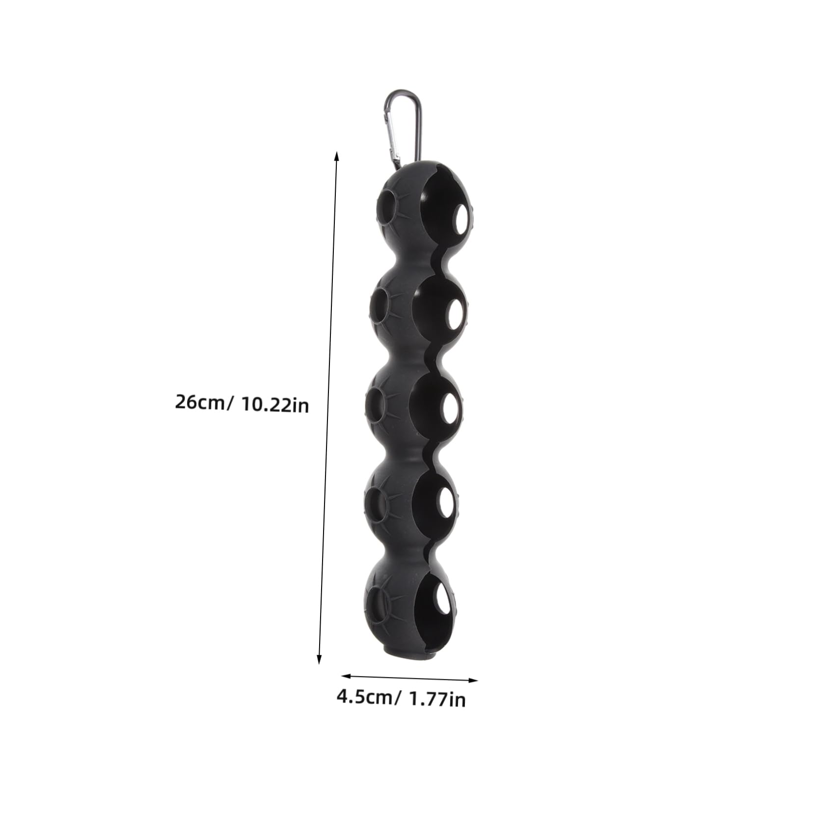 Porte-balles de Golf en Silicone Noir Élastique Résistant Hommes