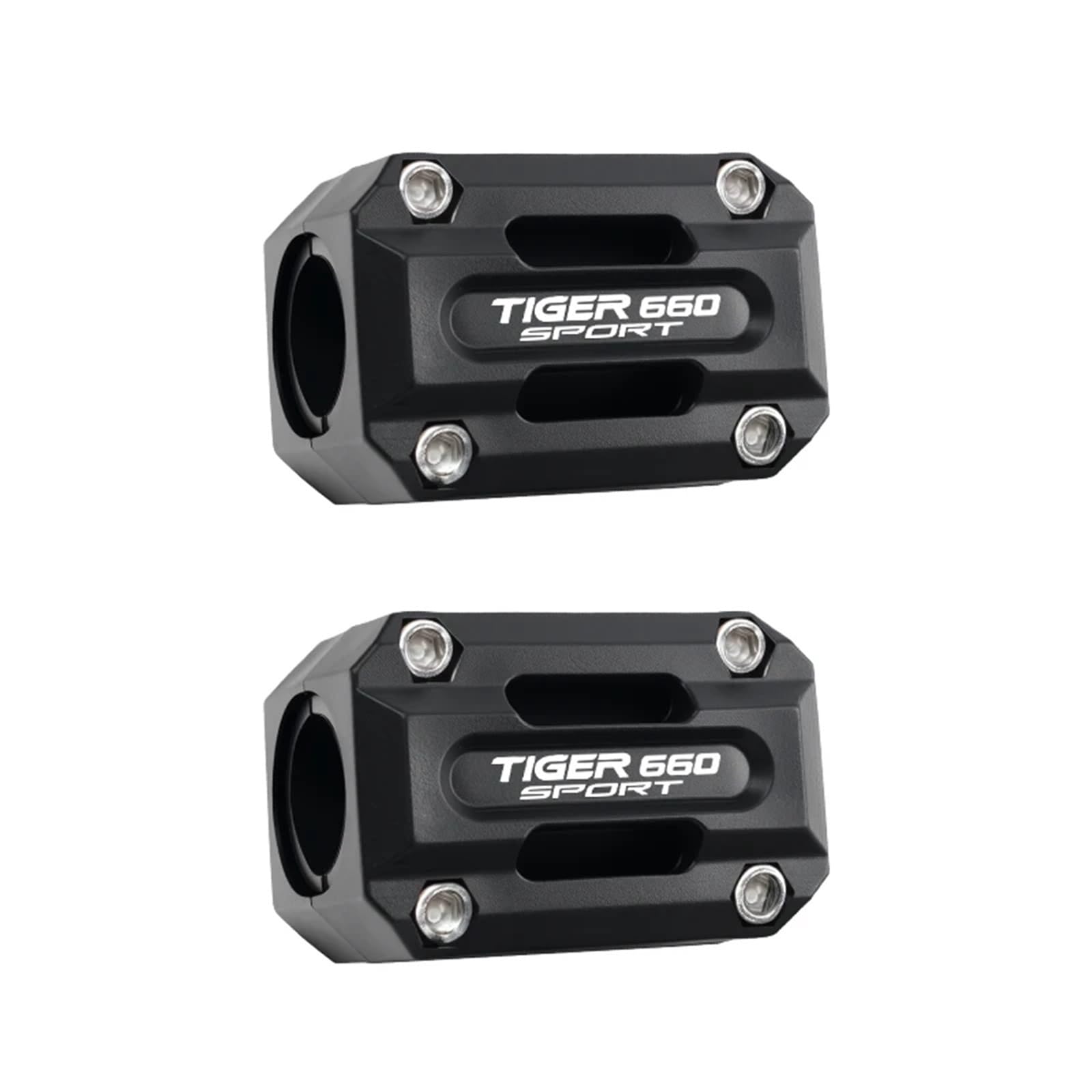 Adatto per Triumph Tiger 660 800 900 GT PRO Rally Explorer 1200 Protezione motore Protezione paraurti Accessori soffietto forcella(TIGER660 2PCS)