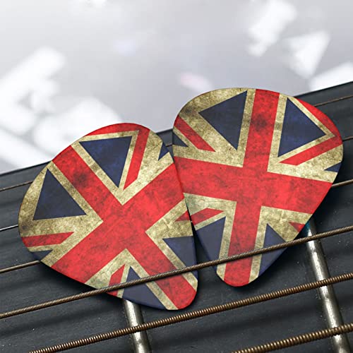 Ensemble de 12 médiators de guitare drapeau britannique vintage pour guitare acoustique, guitare électrique, contrebasse… - Les Beatles, Paul McCartney, John Lennon, RIngo Starr, George Harrison Ensemble de 12 médiators de guitare drapeau britannique vintage pour guitare acoustique, guitare électrique, contrebasse… – Image 8