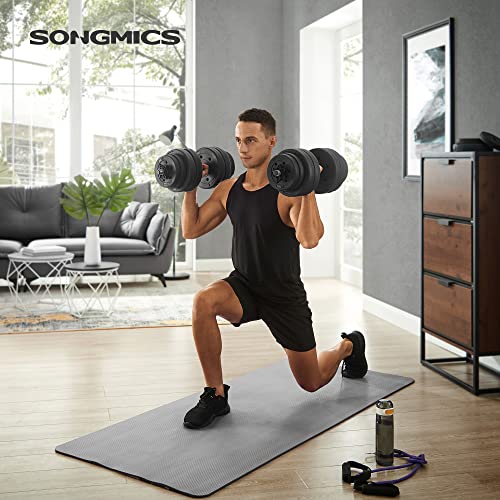 51tXmDIhzFL SONGMICS Set of 2 Dumbbells, 2 x 15 kg, Adjustable Weights, for Men Women Workout, Fitness Training, Weight Lifting at… - Image 3