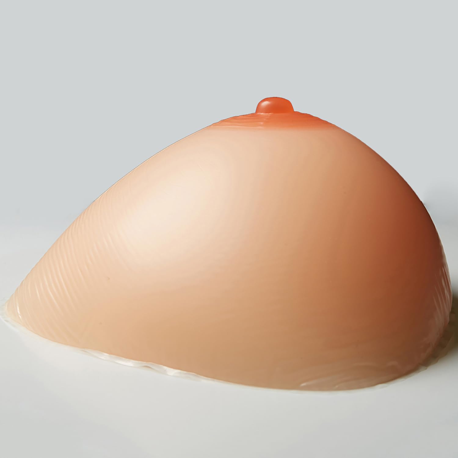 Silicone Breast Forms/Fake Boobs Realistic Fake Breasts Form Drag Queen Transgender Cosplay Prosthetic Breast - Self Adhesive(D Cup, Nude)