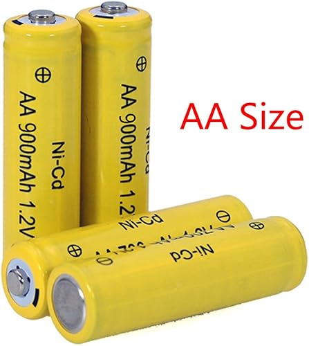 Miniatura 8 de XFULL Paquete de 12 baterías recargables Ni-Cd de 12 V AA de 900 mAh para luces solares iluminación de paisaje de césped tamaño AA