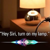 Vista 4 de Enchufe inteligente WiFi compatible con Alexa, Google Assistant, aplicación y control de voz, no requiere concentrador, Reino Unido (16A), blanco