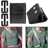 ✅ [SEHR BEQUEM & RUTSCHFEST] Das Auto Zubehör ist innen Anti-Rutsch-beschichtet - Verteilen Sie die 4 Gurt Abstandshalter Clips auf Ihre Autos auf - So haben Sie immer eine Gurt Verstell Hilfe parat.