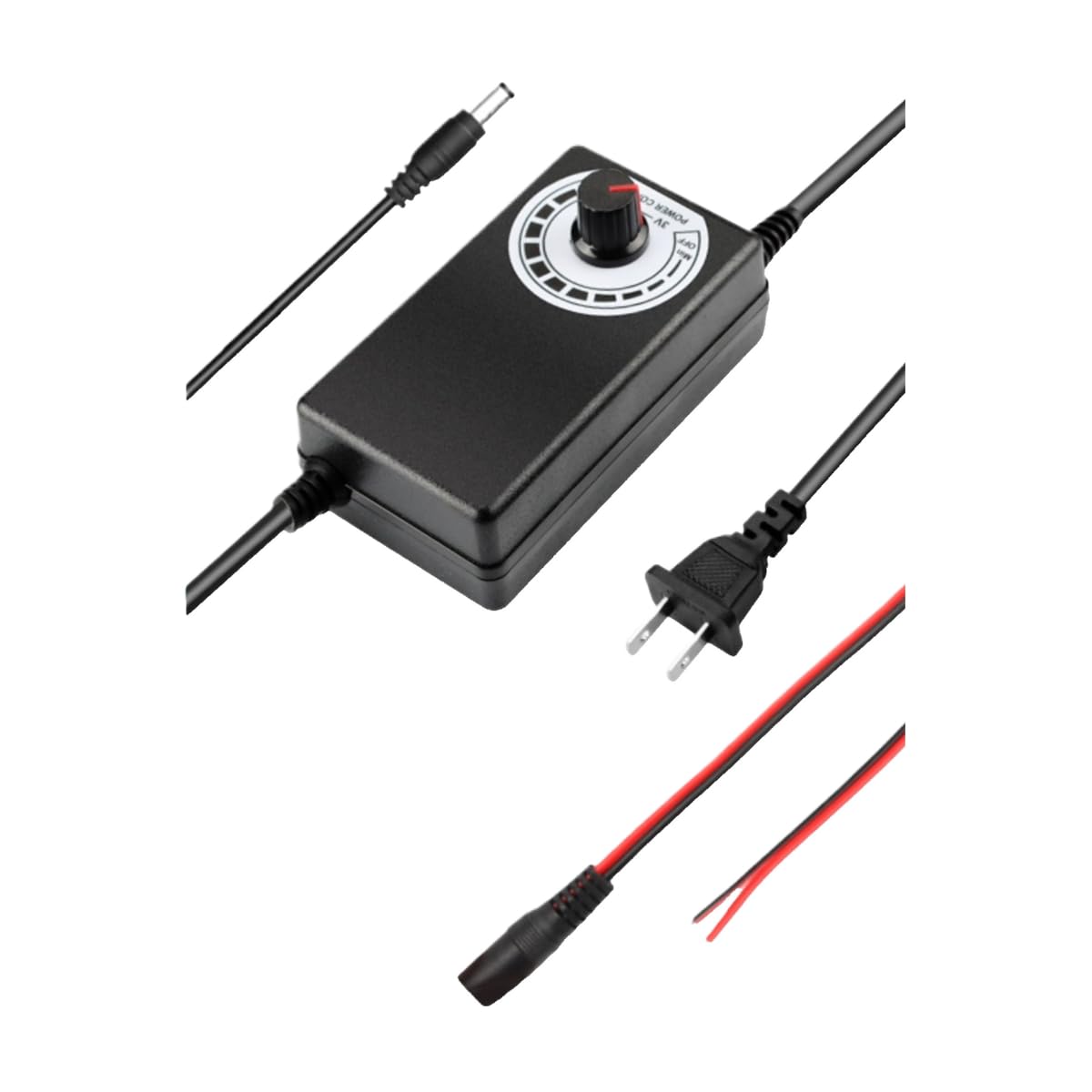 Adaptateur secteur 3-12V 3A multi-tension avec câble DC réglable robuste
