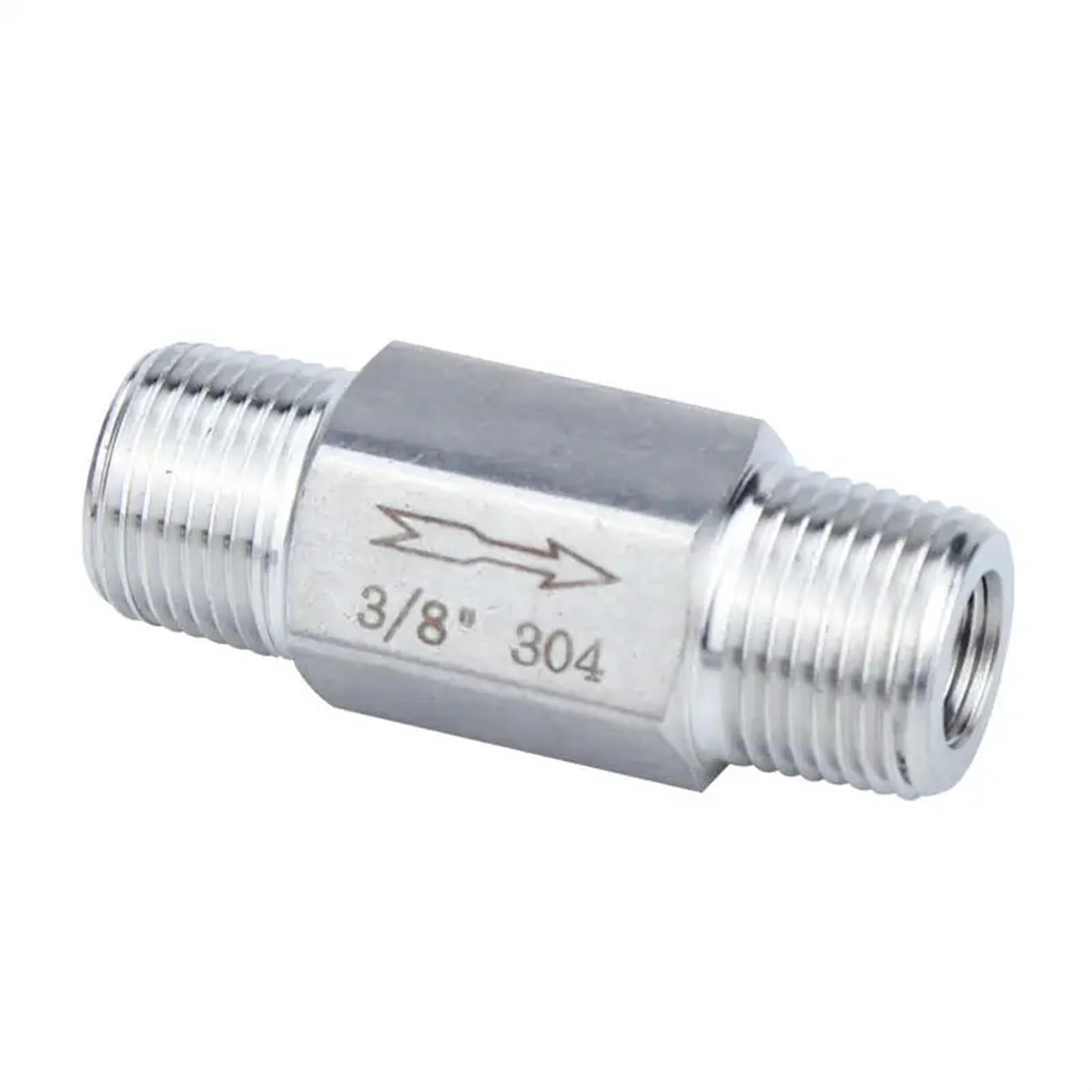 Clapet anti-retour inox pour stopper le retour d'eau et d'huile