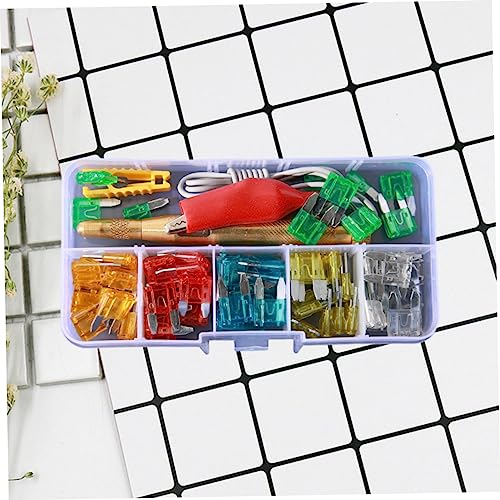 Set de 60 fusibles para auto Luxshiny de material zinc con fusibles de reemplazo 5-30A para reparación eléctrica automotriz miniatura 2