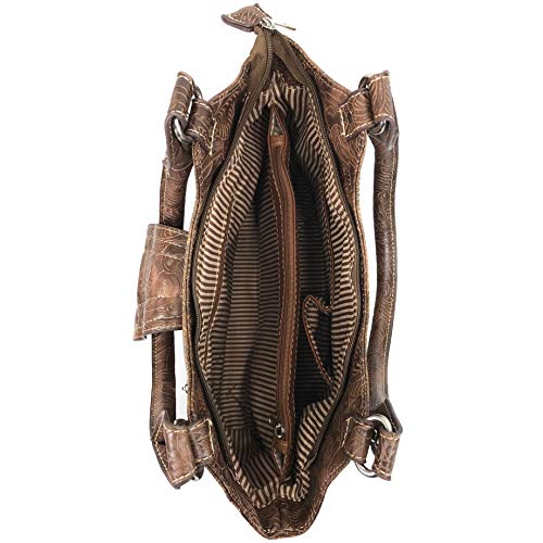 Bolso tote Western con hebilla floral para mujer miniatura 5